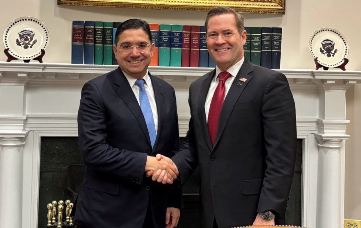 FM Nasser Bourita NSA Mike Waltz