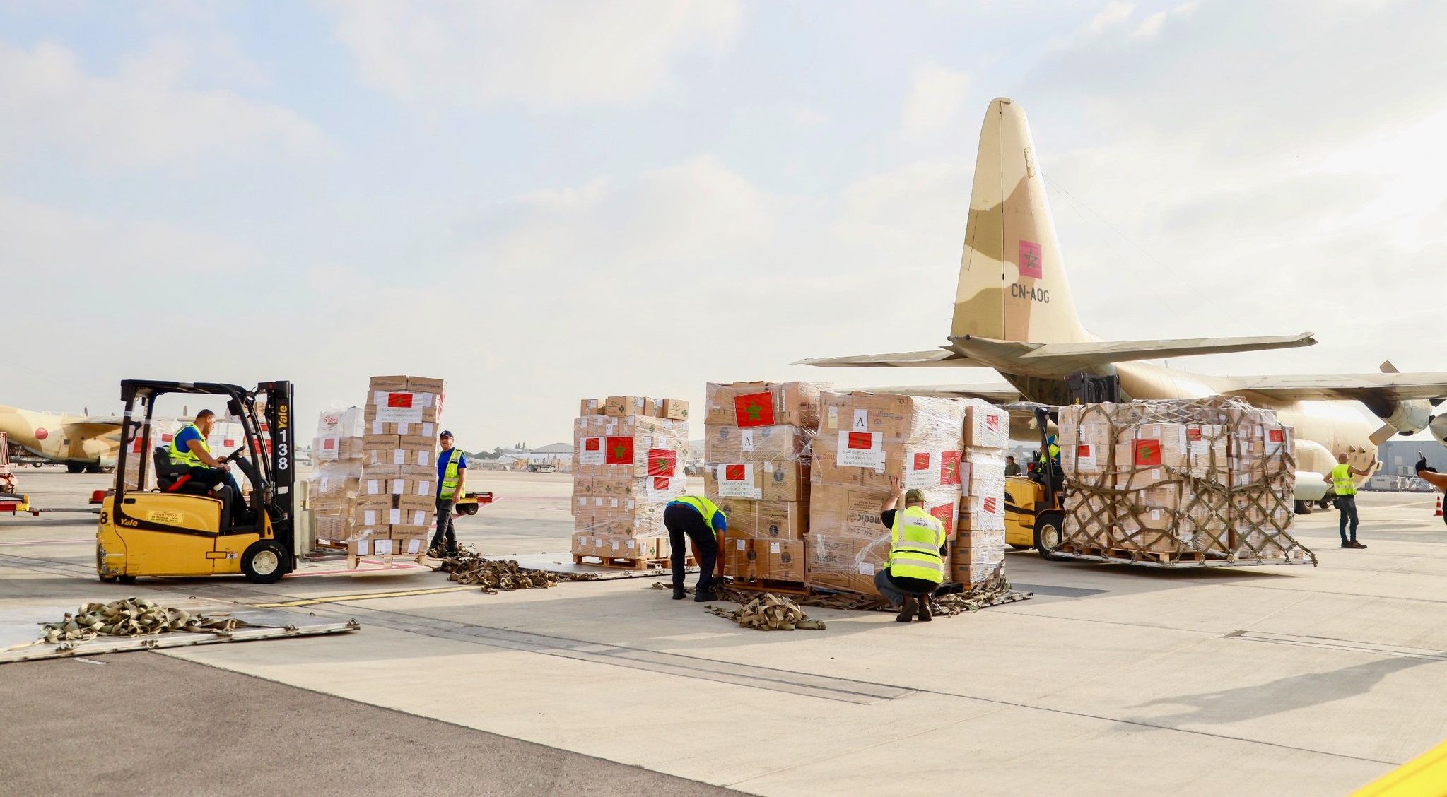 Moroccan Humanitarian Aid to Gaza