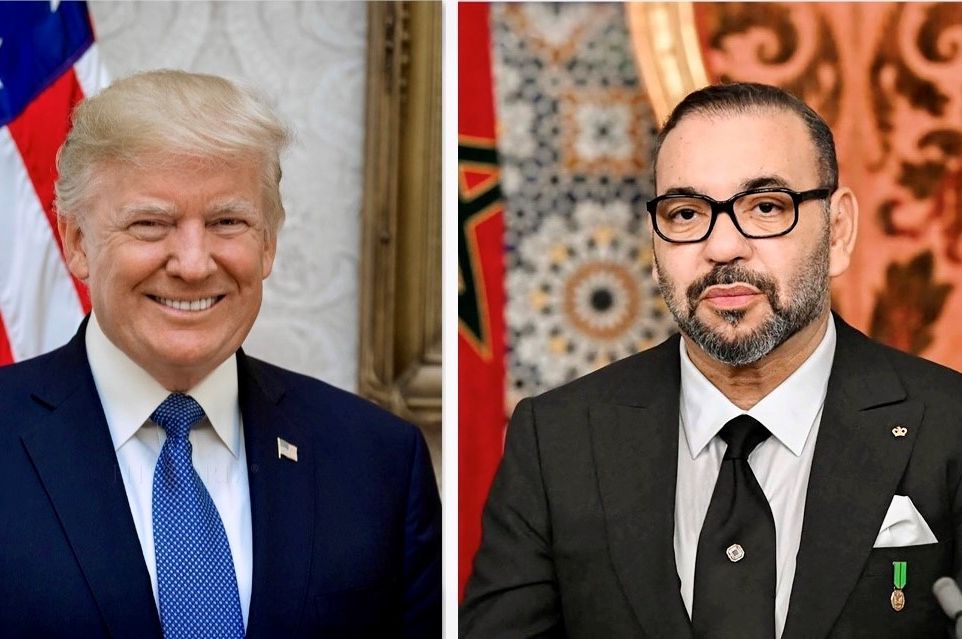 His Majesty King Mohammed VI President Donald Trump